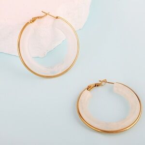 Smokey Swirl Hoops